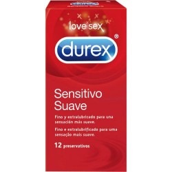 Durex Sensitivo Suave 12 preservativos finos