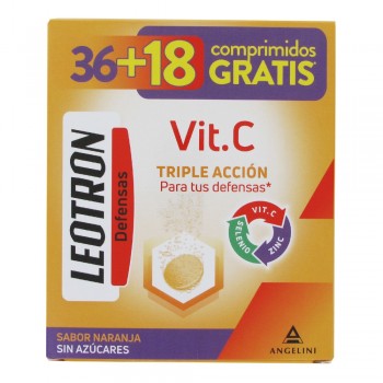 Leotron Vitamina C 36+18 comprimidos efervescentes