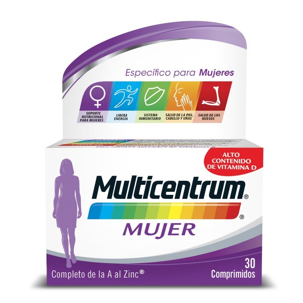 Multicentrum Mujer 30 Comprimidos