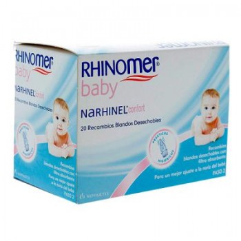 Recambio Aspirador Nasal Narhinel Confort 20 unidades
