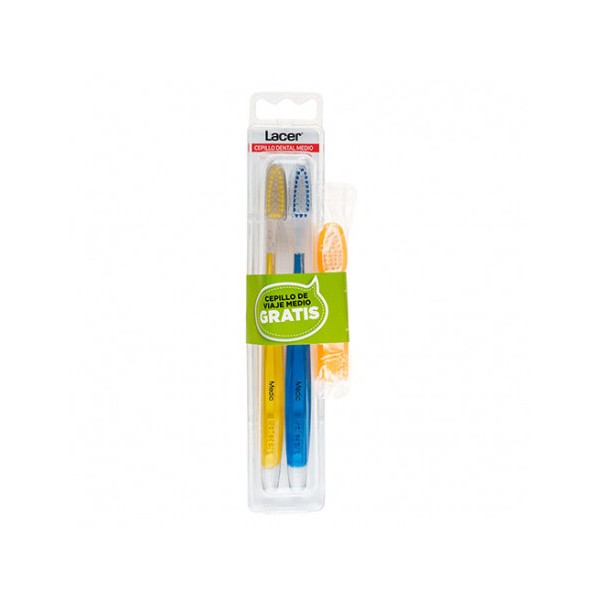 Cepillo Dental Lacer Technic Medio Duplo 2...