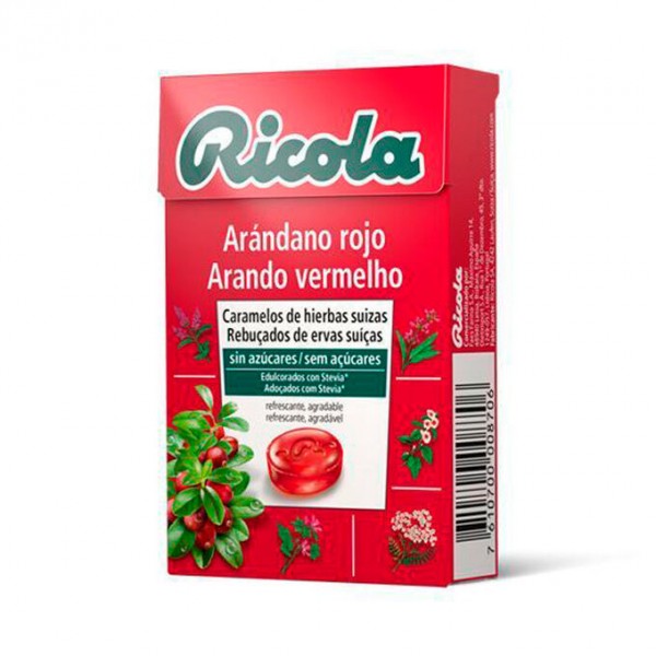 Ricola Caramelos Sin Azucar Arandano Rojo 50...