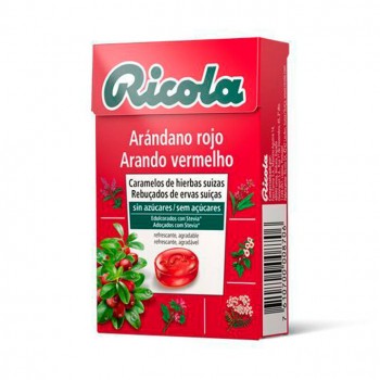 Ricola Caramelos Sin Azucar Arandano Rojo 50 gramos