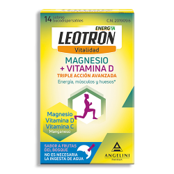 Leotron Magnesio + Vitamina D 14 sobres