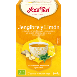 Yogi Tea Jengibre Limón 17 bolsas