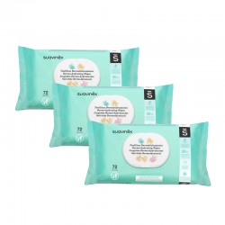 Pack 3 Toallitas Humedas Suavinex 3x72 unidades