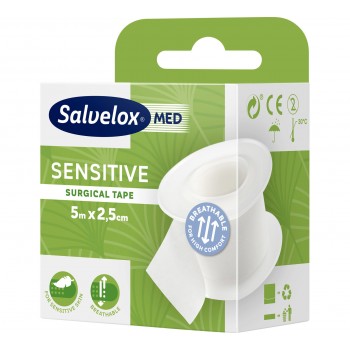 Esparadrapo Sentitive Salvelox 2.5 cm x 5 m