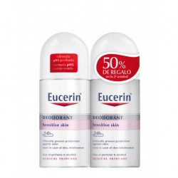 Eucerin Duplo Desodorante Piel Sensible Roll-On 50+50 ml