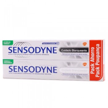 Sensodyne Cuidado Blanqueante Duplo 2x75 ml