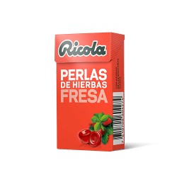 Ricola Perlas Sin Azucar Fresa-Hierbas 25 gramos