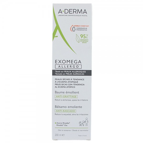 Aderma Exomega Allergo Balsamo Emoliente...