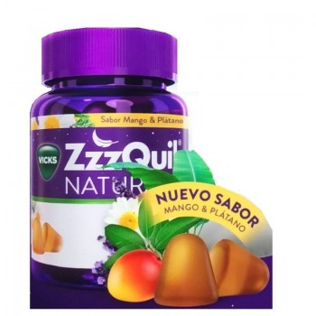 Zzzquil Natura Mango y Platano 60 Gominolas