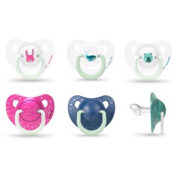 Suavinex Night & Day Chupete Silicona Anatomica 6-18 M 2...