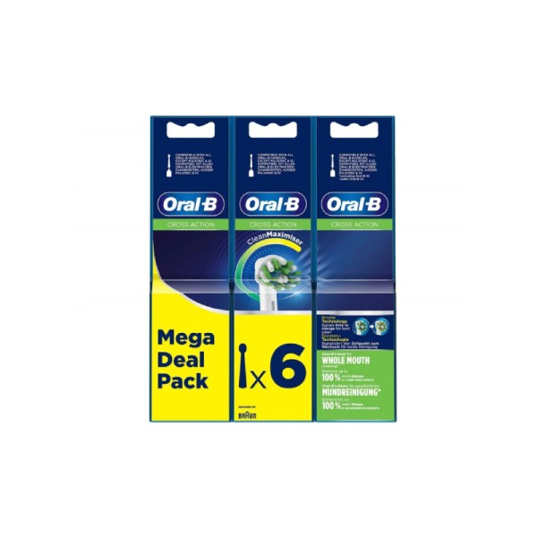 Oral B Recambios Cross Action 6 unidades
