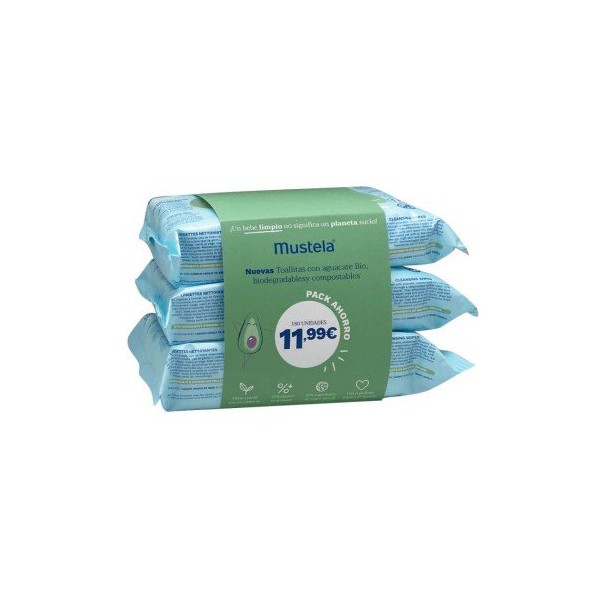 Mustela Toallitas Pack Ahorro 3x70 unidades