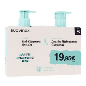 Pack Suavinex Locion Hidratante Corporal 500 ml + Gel-Champú Syndet 500 ml