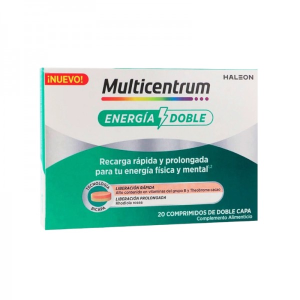 Multicentrum Energia Doble 20 comprimidos