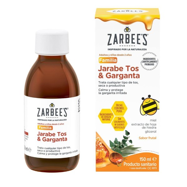 Zarbees Jarabe Familia Tos y Garganta 150 ml