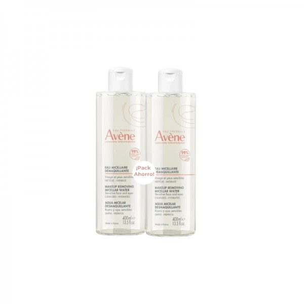Duplo Agua Micelar Desmaquillante Avene 400+400ml
