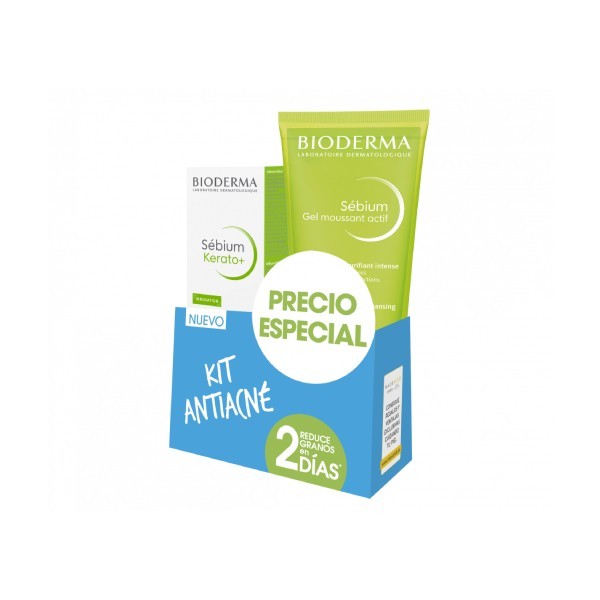 Pack Bioderma Sebium Gel Moussant Activ 200 ml...