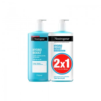 Duplo Neutrogena Hydro Boost Loción En Gel Ultraligera 750+750 ml