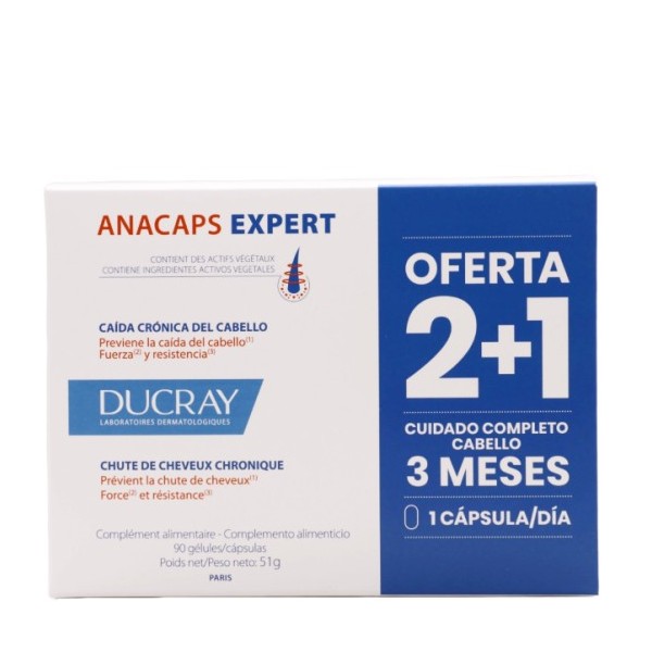 Ducray Anacaps Expert 90 cápsulas