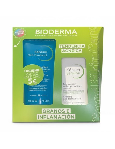 Pack Bioderma Sebium Gel Moussant 200 ml +...