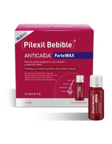 Pilexil ForteMax Bebible Anticaida 30 frascos...
