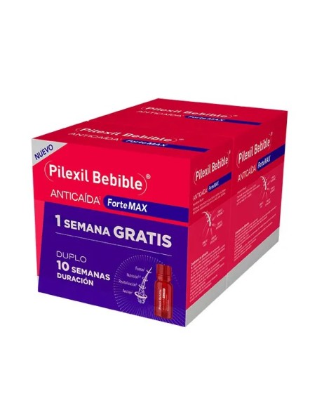 Pilexil ForteMax Bebible Anticaida Duplo 30 frascos 15 ml