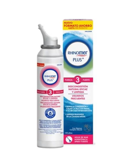 Rhinomer Plus Fuerza 3 Nebulizador Nasal  XL 200 ml