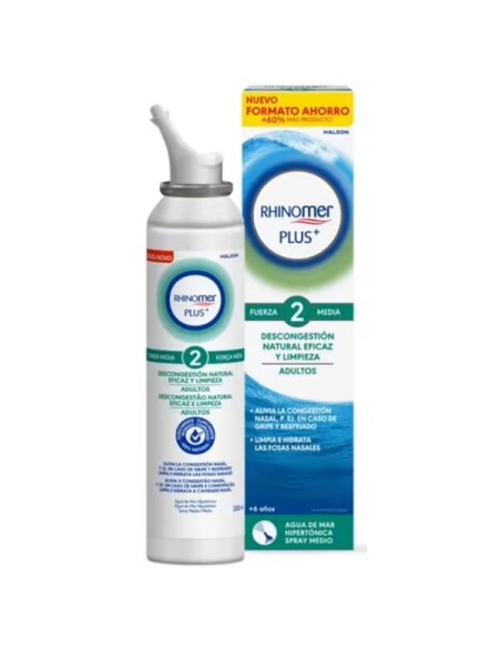 Rhinomer Plus Fuerza 2 Nebulizador Nasal XL 200 ml