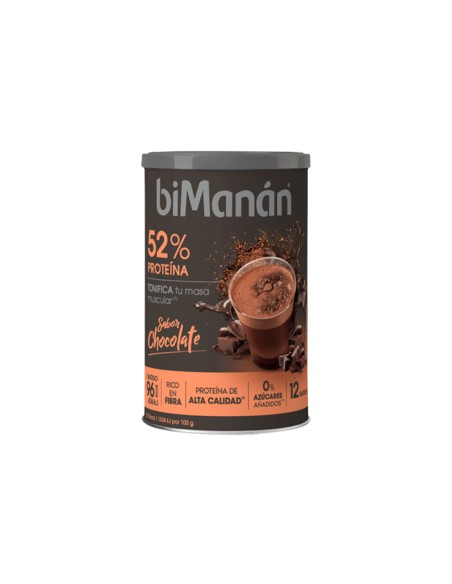 biManán Batido de Proteína Sabor Chocolate 360g 12 Batidos