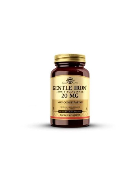 Solgar Hierro Gentle 20mg Hierro Bisglicinato 90 vcaps