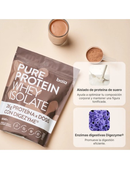 BAÏA PURE PROTEIN WHEY ISOLATE CHOCOLATE 750 Gr