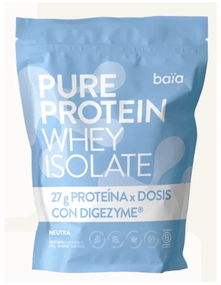 BAÏA PURE PROTEIN WHEY ISOLATE NEUTRO 750 Gr