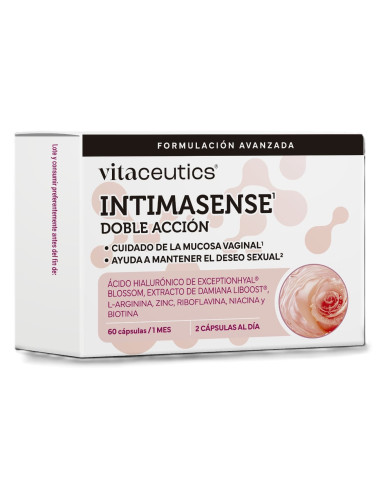 Vitaceutics Intimasense Doble Acción 60 cápsulas