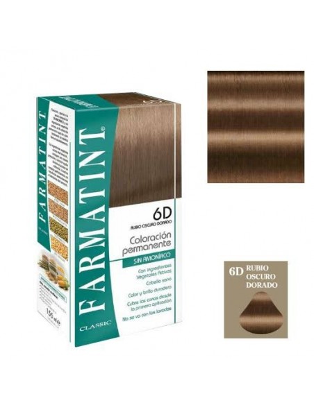 Farmatint 6D Rubio Oscuro Dorado Crema