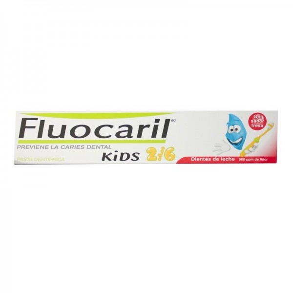 Fluocaril Kids 2-6 años Fresa 50 ml