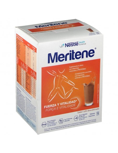 Meritene Cafe Descafeinado 15 sobres