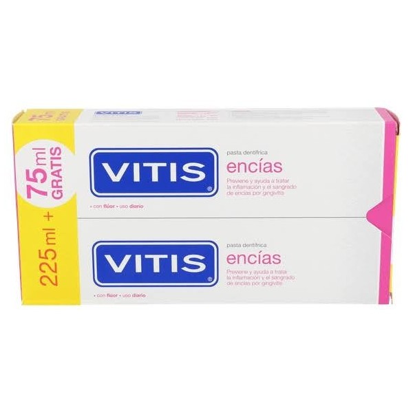 Vitis Duplo Pasta Dental Encias 150+150 ml